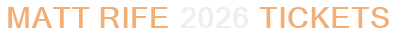 Matt Rife 2026 Tickets